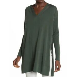 Lafayette 148 cotton blend tunic sweater sz S